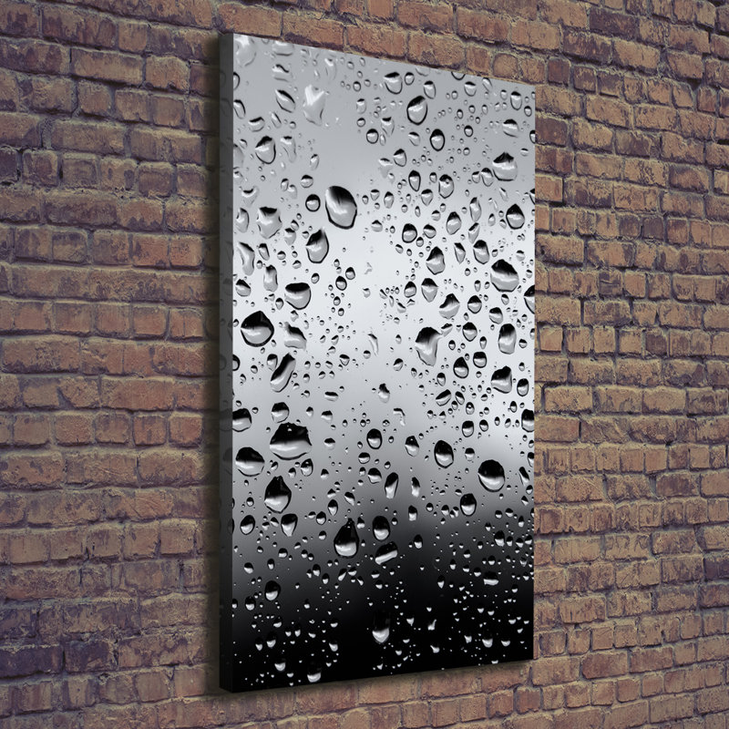 Drops Of Water - Wrapped Canvas Print