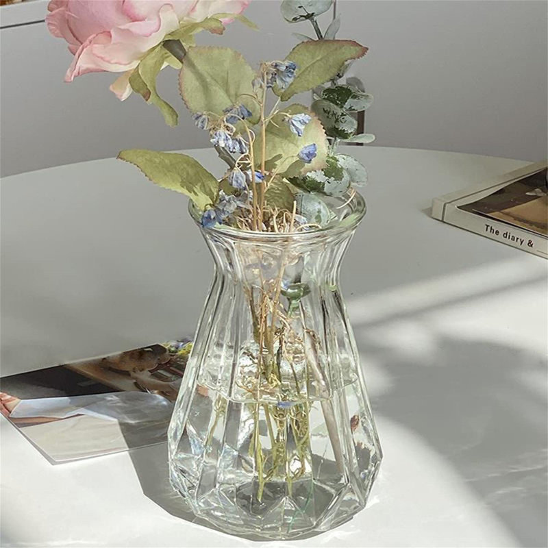 Spann Glass Floor Vase, Clear