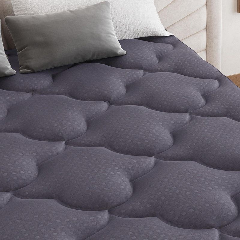 Surmatelas Soft Cloud, gris, Très grand lit