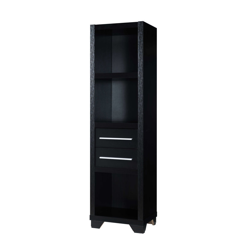 Meuble média moderne noir pour le salon