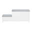 Heckson Polyester Upholstered Storage Bench