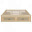 Lit plateforme spacieux avec 6 tiroirs pour les chambres modernes et classiques-92304757
