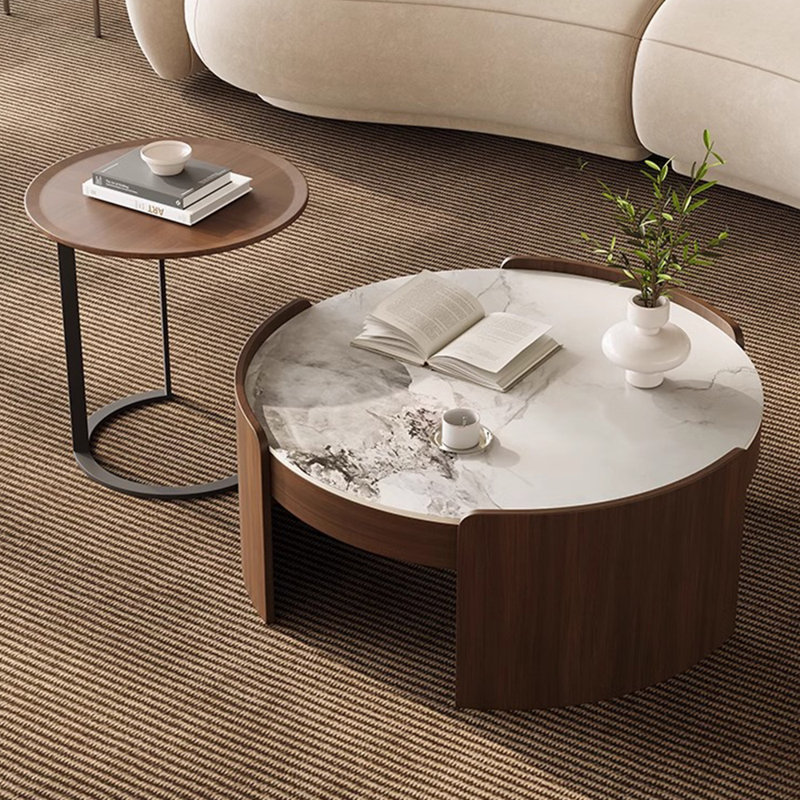 Table basse en bois massif, 19.69" H x 51.97" L x 31.50" W