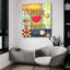 Art mural en verre épique «Summer Treats» par Art Licensing Studio, 36 po x 36 po-117482616