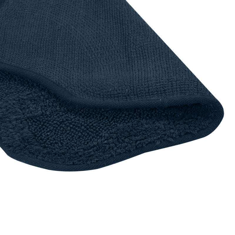 Atkin Cotton Non-Slip Non-Slip Bath Mat, Silver