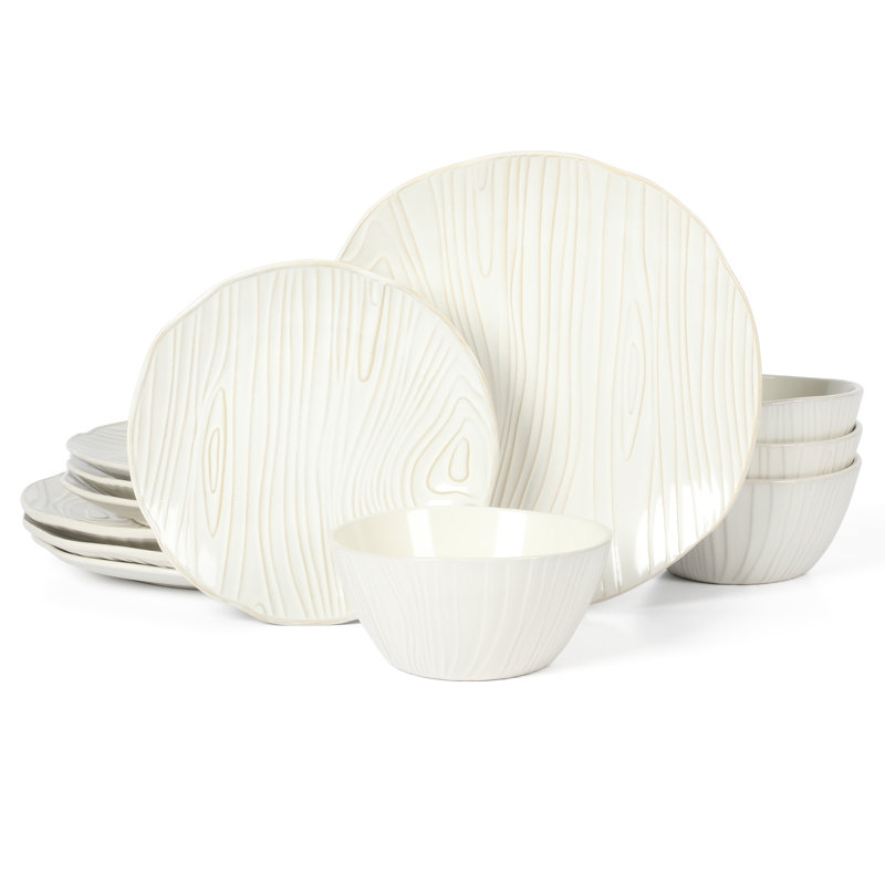 Martha Stewart Stoneware Dinnerware Set - Service for 4