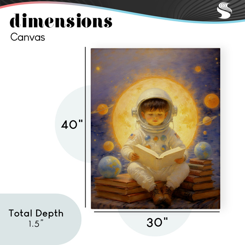 «Astronaut Child Childing Canvas», conception par Angie Hawke