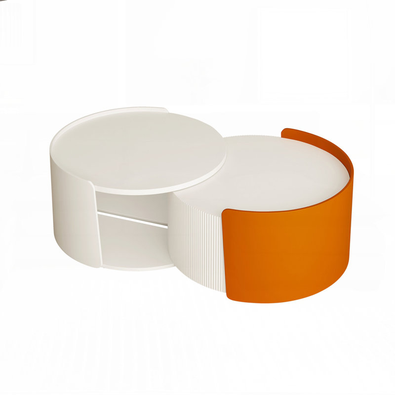 Table basse coulissante polyvalente avec rangement, parfaite pour les petits espaces et les intérieurs modernes