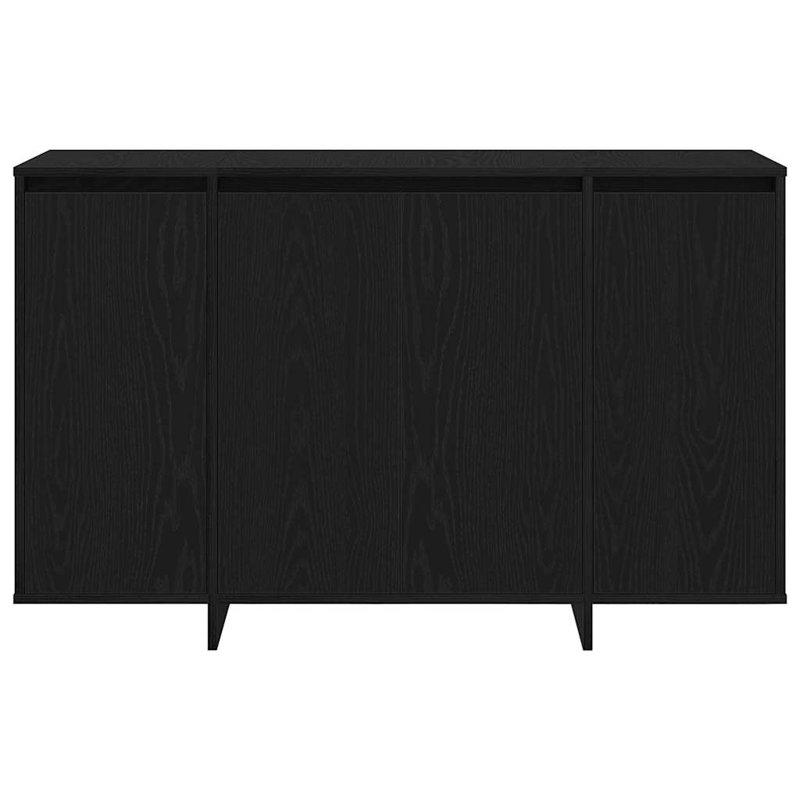Sideboard 120 X 41 X 75 Cm Engineered Wood, Black Oak