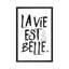 « la vie belle », art textuel sur toile-32895726-72221894-72221900