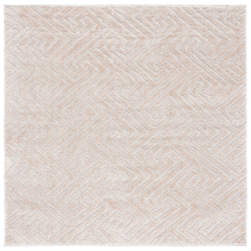 Tapis à poils longs Tahoe 652 Tahoe, Carré 6 pi 7 po