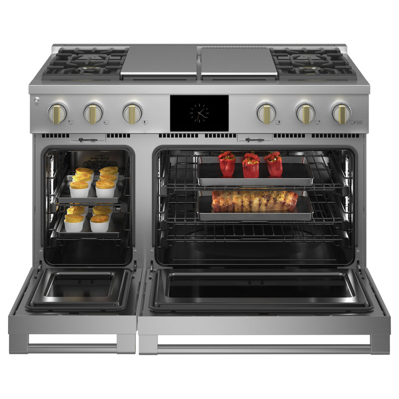 Monogram 48" Dual-Fuel Professional Range With 4 Burners, Grill, And Griddle