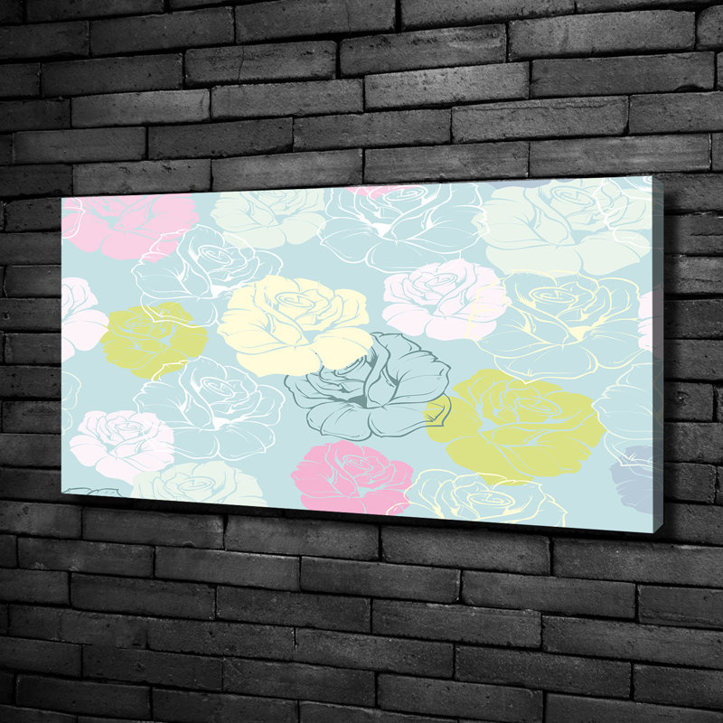 Roses - Wrapped Canvas Print
