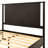 Ethan Solid Wood Platform Bed with Headboard, Rustic Bed Frame-665549506-652529524