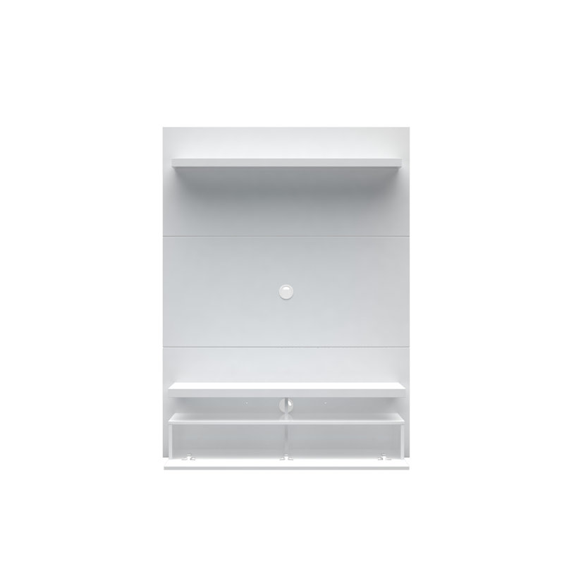 Everley Floating Entertainment Center for TVs up to 42", White Gloss