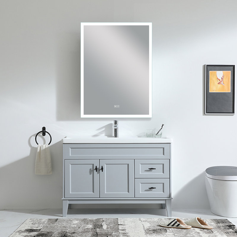 Lewse Flat Wall Mirror, 28" x 36"