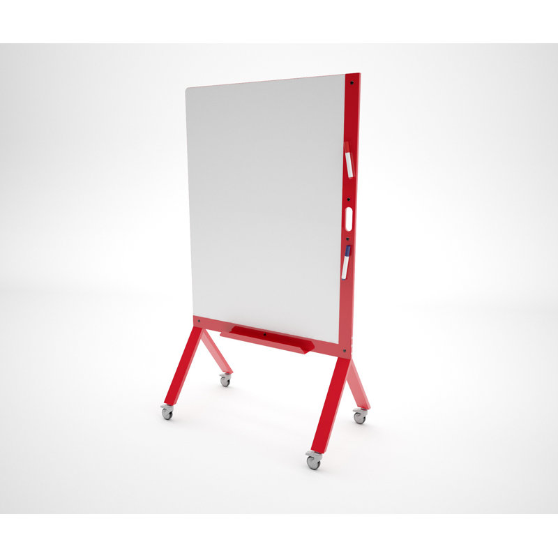 Tableau effaçable sur pied Marc, Rouge