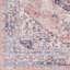 Tapis oriental rose / bleu tissé à la machine Westbrook-1973228487