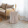 Caylea Solid Wood End Table