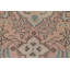 Tapis traditionnel rose en laine à motif géométrique 9 x 11