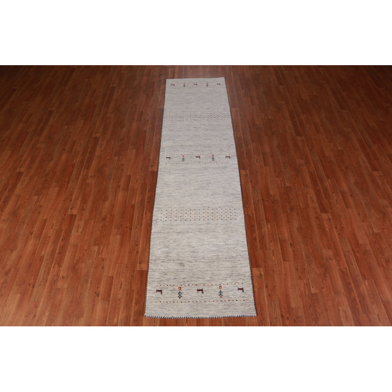 Tribal Gabbeh Indian Runner Rug 3x10
