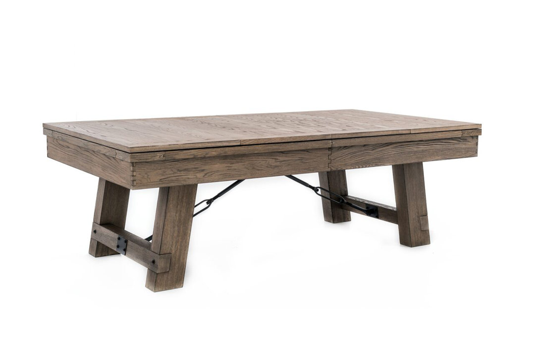 Isaac Slate Pool Table with Professional Installation Included Plank & Hide Felt 