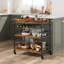 Wood Bar Cart