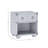 1 Drawer Nightstand With One Open Compartment In Grey Finish