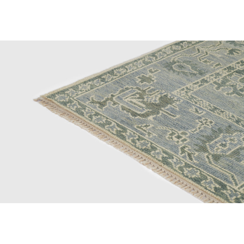 Tapis bleu Momeni Nomad, Tapis de couloir 2 pi 3 po x 8 pi