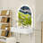 Floating Makeup Vanity Desk with Mirror, Power Outlet and Storage Drawers-1656822663