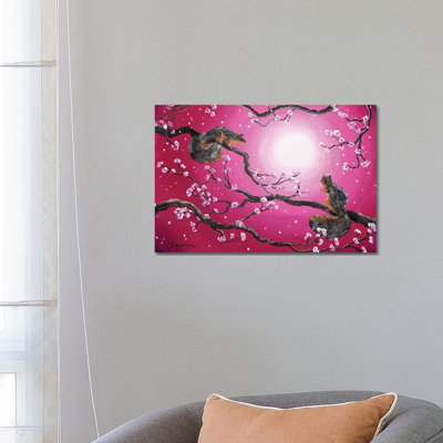 Sunrise Squirrels by Laura Iverson - Wrapped Canvas Gallery-Wrapped Canvas Giclée