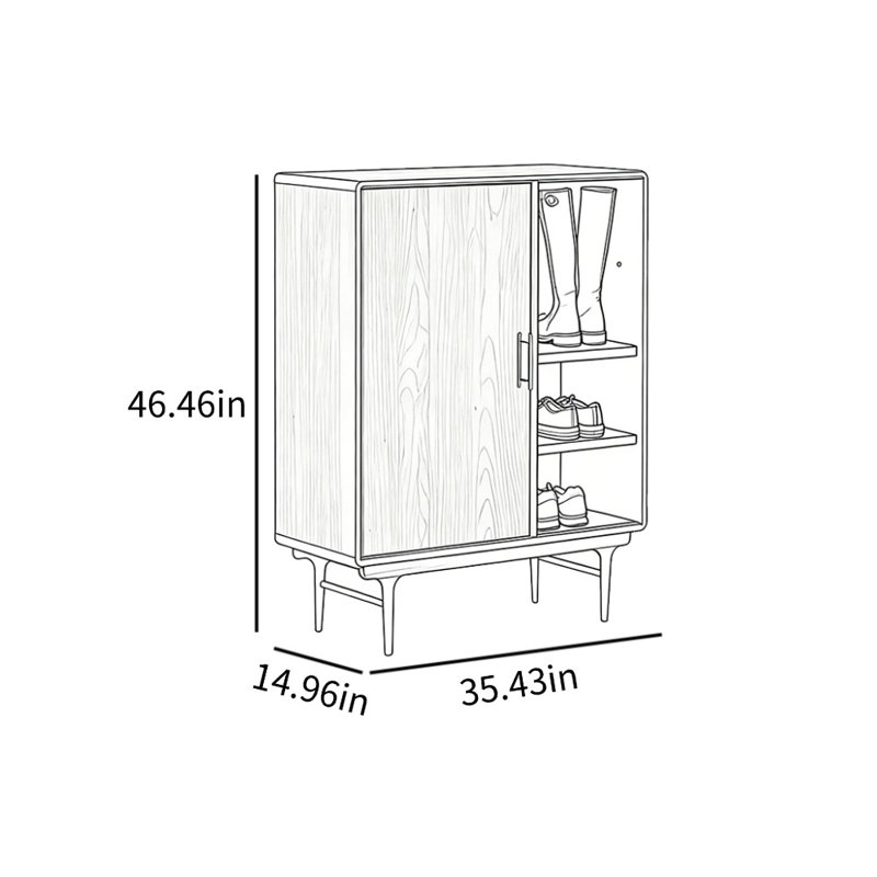 Armoire de rangement pour chaussures Vintage
