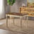 Mcevoy Extendable Rubberwood Solid Wood Dining Table With Extension Leaf  ,dinning table,dining room table