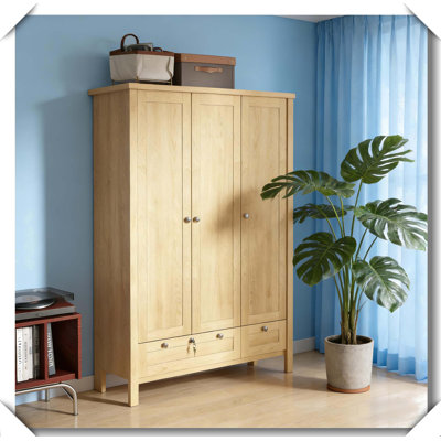 3 portes garde-robe moderne et polyvalente multi-espaces