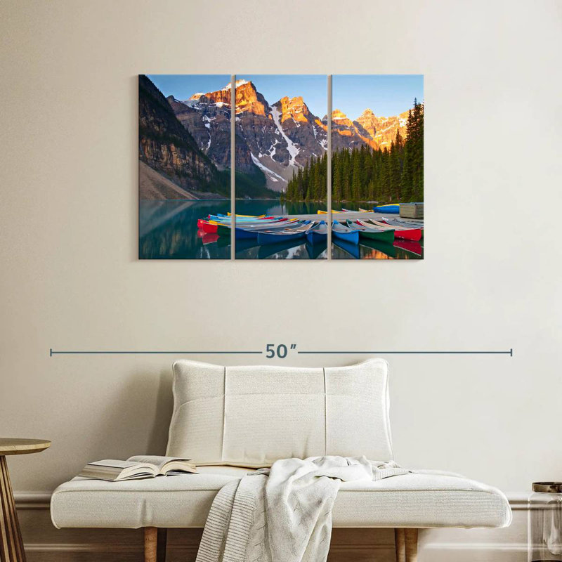 Canots Senne dans le parc national Banff, H 24 po x l 38 po