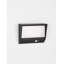 Black Integrated LED Outdoor Flush Mount