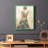 Garden Gown Framed Print - Solid Wood-1913121770-1913121765