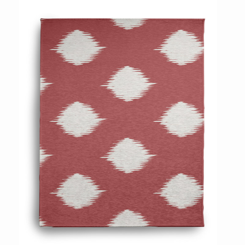Audel Chenille Polka Dots Indoor Rug, Rectangle 4' x 6'