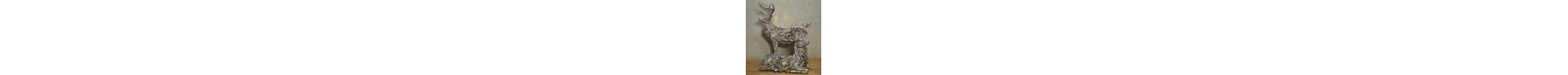 Standing Reindeer Stag Drift Wood Effect Figurine