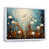 White Floater Framed
