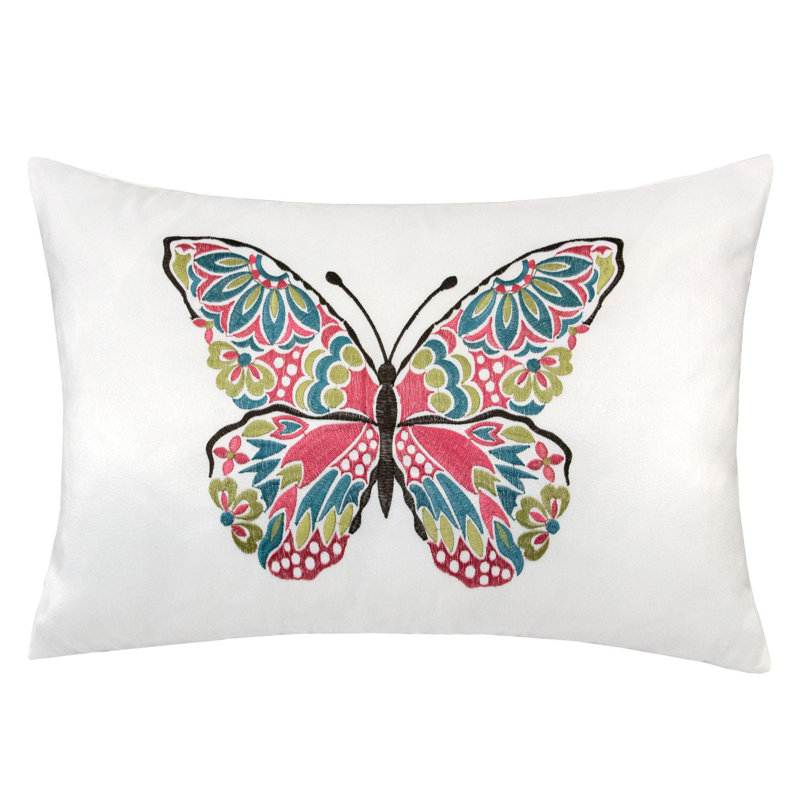 Evlyn Indoor/Outdoor Lumbar Pilow, White