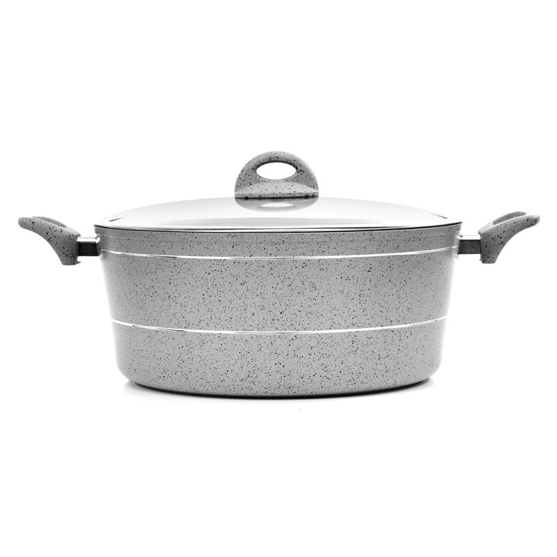 ROYALFORD Non-Stick Aluminum Standard Pot, 7.2L, Grey