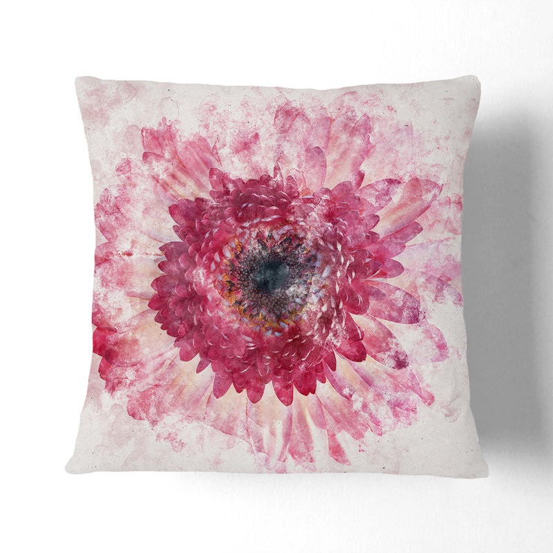 Square Throw Cushion, 40cm H x 40cm W x 15cm D, Stone