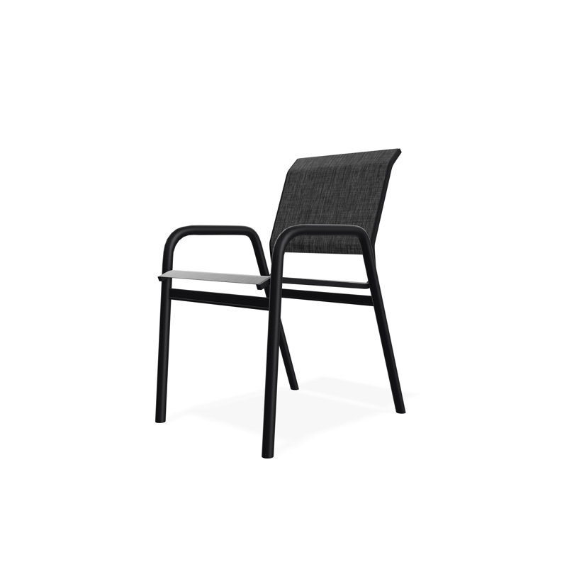 Chaise bistro Gardenella, Noir, Ombre Augustine
