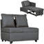 Nedo Single 98cm Upholstered Futon And Mattress