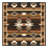 Washable Raven and Crow Southwestern Area Rug-913397845