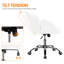 Desk Chair With Petal-shaped Backrest-345685755