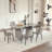 Leather Dining Chairs, Mid Century Modern Faux Leather Kitchen Chairs-1077669300-1077669304