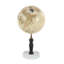 Globe en marbre en métal en bois