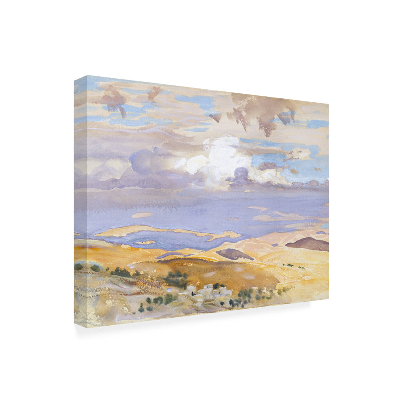 «Sargent Mountainous Landscape III» sur, H 18 po x l 18 po